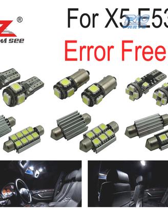KIT 20 LAMPADE LED INTERNE BMW X5 E53 2000-2006