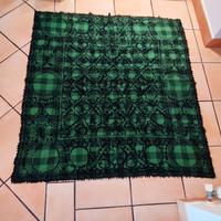 Gran foulard fantasia verde bottiglia 