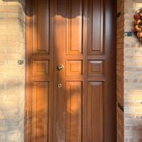 Portoncino ingresso noce nazionale