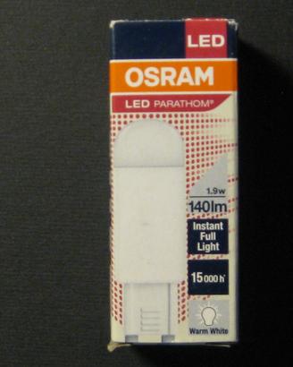 Nove lampadine Led Osram Parathom 1,9Watt (NUOVE)