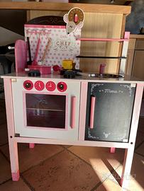 Cucina per Bambini in legno con accessori