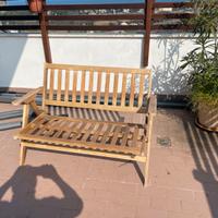 Set arredo da esterno in legno