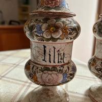 Barattoli da farmacia in ceramica decorativi