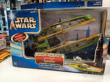 STAR WARS Zam Weseller Speeder Hasbro in box