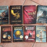 Lotto 10 libri storici VALERIO MASSIMO MANFREDI