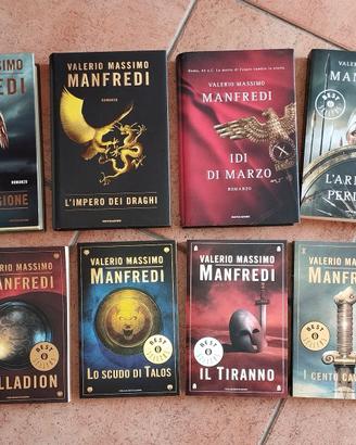 Lotto 10 libri storici VALERIO MASSIMO MANFREDI