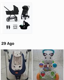 Passeggino 3in 1-dondolo-girello