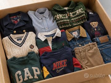 Box Stock Lotto 1Kg Abbigliamento vintage Bambini