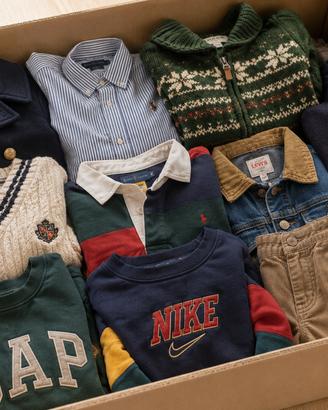 Box Stock Lotto 1Kg Abbigliamento vintage Bambini
