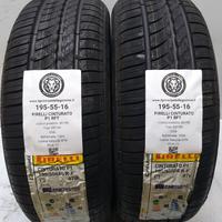2 GOMME 195 55 16 PIRELLI A60198