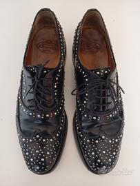 Church's Burwood Met Black Polished Studded Brogue