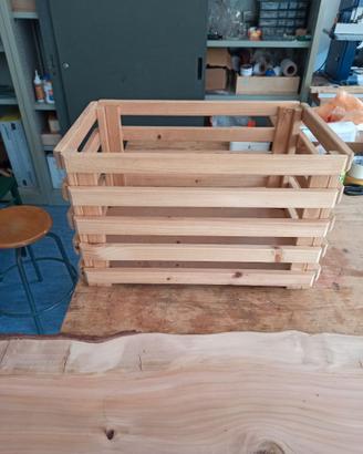 Cassetta scatola legno pino