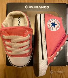 Converse rosa EU 18 con scatola, nuove