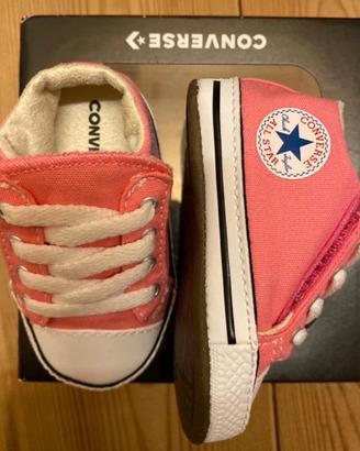 Converse rosa EU 18 con scatola, nuove