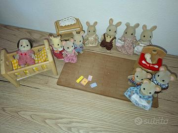 Lotto Sylvanian Families - Personaggi e Arredament