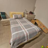 LETTO UNA PIAZZA E MEZZA CON CONTENITORE