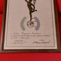 Diploma originale 1969 Camera di Commercio 
