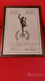 Diploma originale 1969 Camera di Commercio 