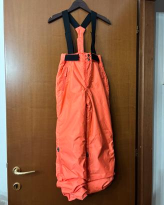 Pantaloni sci bambino/a 500 PNF arancione WEDZE
