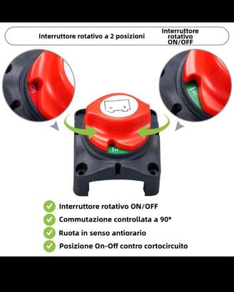 Interruttore sezionatore di batteria BEP Marine mo