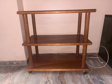 Carrellino porta TV / mobiletto con ruote