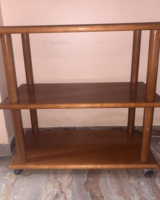 Carrellino porta TV / mobiletto con ruote