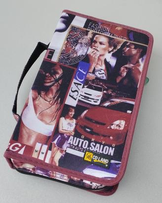 Custodia Porta CD e DVD con stampa collage