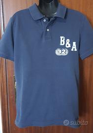 Polo Baci&Abbracci uomo blu mare.