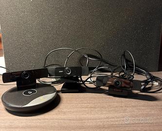 Kit videoconferenza: 3 webcam Aukey 1080p + mic