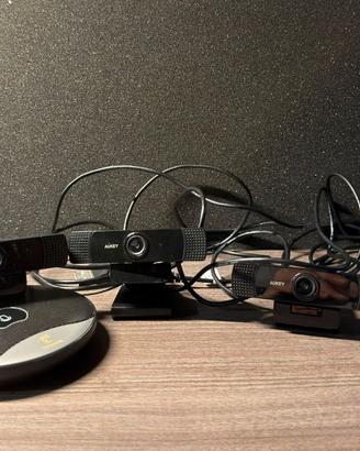 Kit videoconferenza: 3 webcam Aukey 1080p + mic