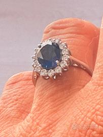Anello Kate blu