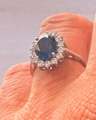 Anello Kate blu