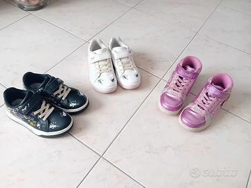 Scarpe bambina n. 28 - lotto da tre paia