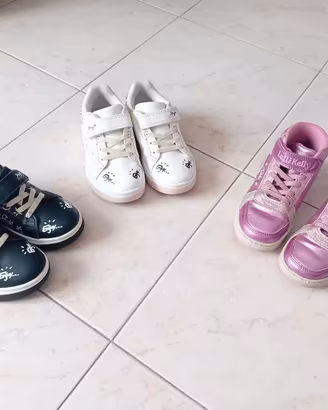 Scarpe bambina n. 28 - lotto da tre paia