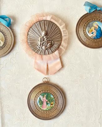 set di 4 medaglioni vintage