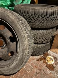 4 gomme invernali + cerchi 205/55/26