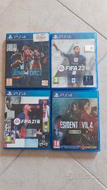 Giochi Ps4 (Re4 Gold Edition, Fifa)