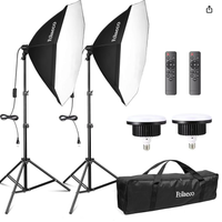 Set Luci per Studio Fotografico Softbox LED