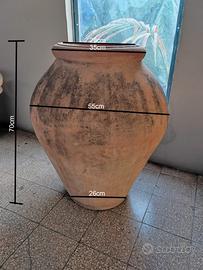 Vaso orcia in terracotta 70 cm