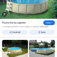 PISCINA KIWI LAGHETTO NUOVA MAI USATA