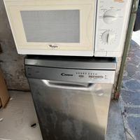 Lavastoviglie Candy + forno a microonde Whirlpool