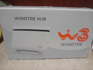 Modem Windtre hub pari al nuovo con scatola 