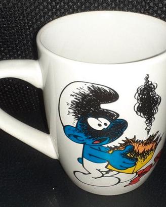 Tazza i puffi the smurfs Puffetta e Puffo burlone