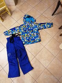 completo da neve bambino taglia 10 anni
