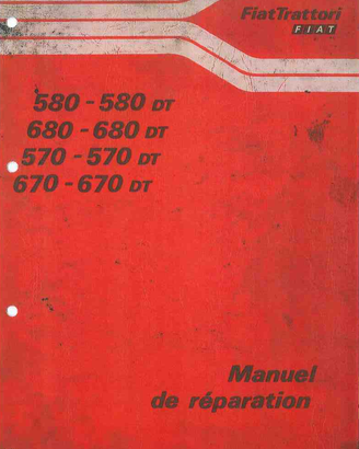 Manuale officina francese fiat 580-680