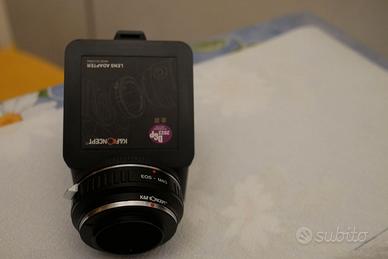 EOS-M4/3 Adattatore per obiettivo Canon EOS EF