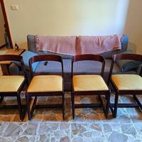 Set 4 sedie design di Willy Rizzo e Mario Sabot