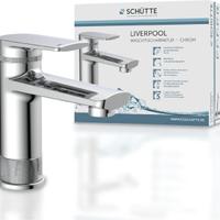 Rubinetto per lavabo cromato lucido SCHÜTTE nuovo
