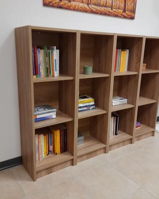 Libreria JYSK componibile 4 moduli effetto rovere