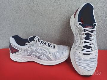 Asics Jolt 2 running uomo n.42.5 bianche 